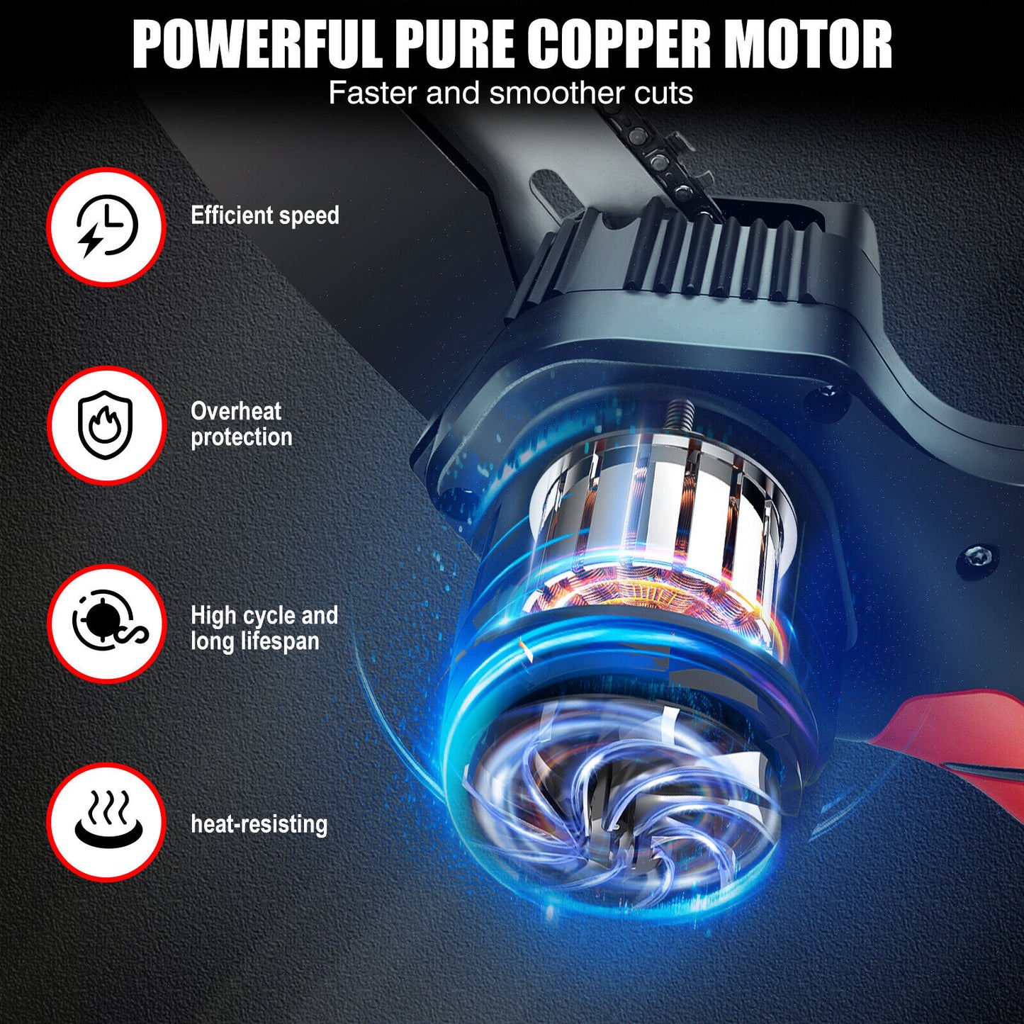 Cordless Mini Chainsaw, 6-Inch Electric Pruning Saw, Battery Powered