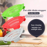 Quick-Clip Strainer: No-Spill Draining for Pots & Pans