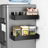Magnetic 2-Tier Fridge, Microwave, Washing Machine & Dryer Shelf - Black & White