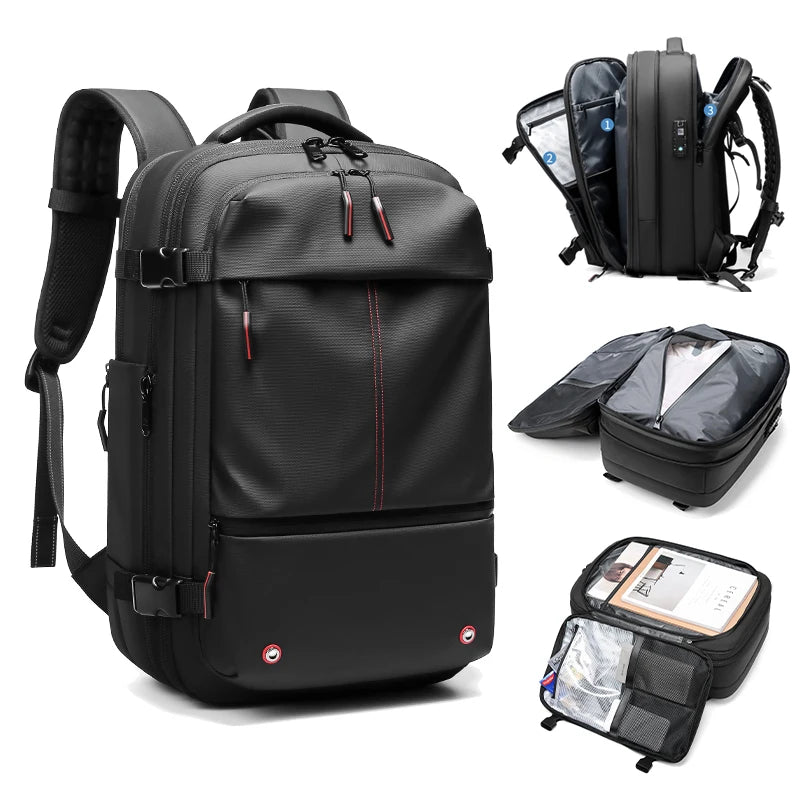 Vacuum Compression Backpack for Travel and Business