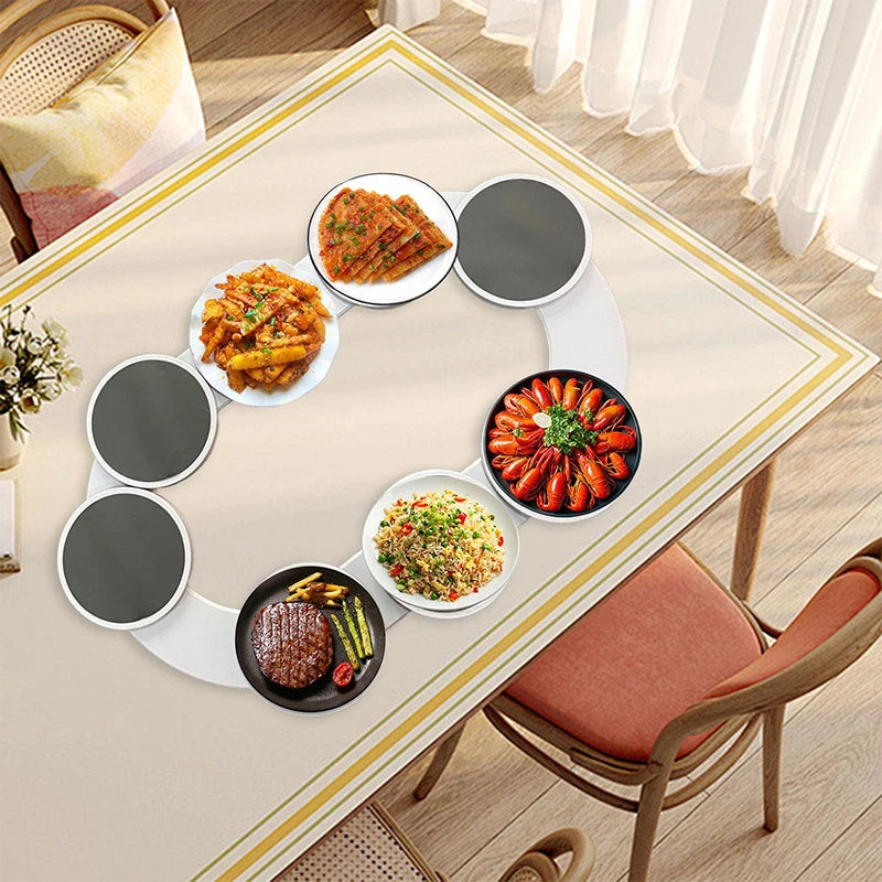 Spinning Snack Tray: Non-Slip Lazy Susan for Easy Sharing