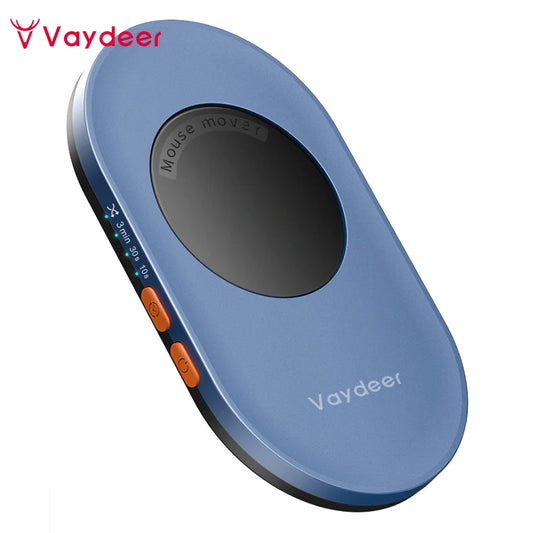 Vaydeer Undetectable Mouse Jiggler – Driver-Free Mouse Mover with Power Adapter & On/Off Switch