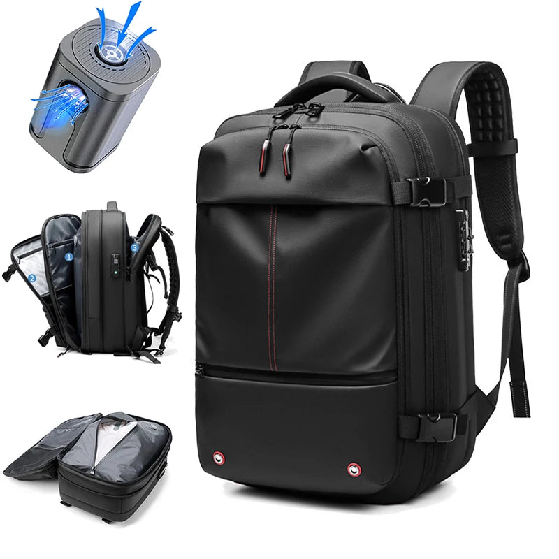 Vacuum Compression Backpack for Travel and Business