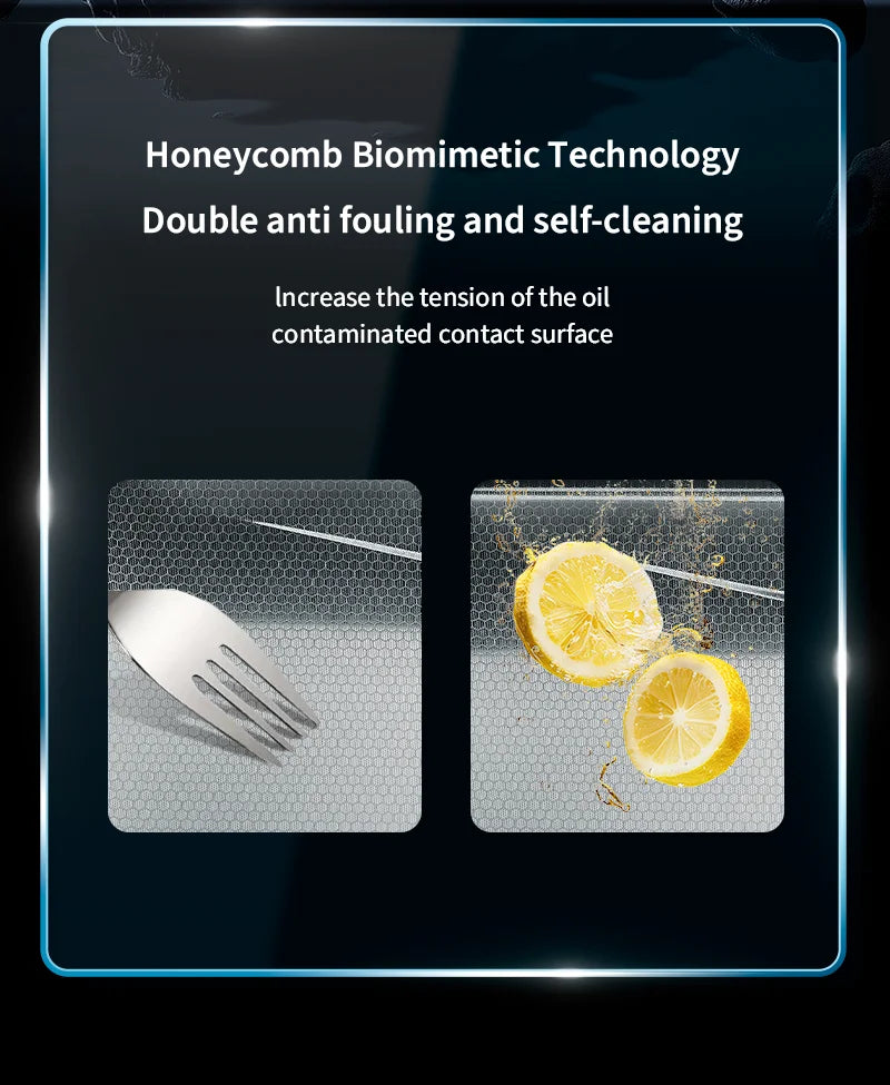 Large Stainless Steel Waterfall Kitchen Sink with Digital Faucet, Soap Dispenser & Cup Washer