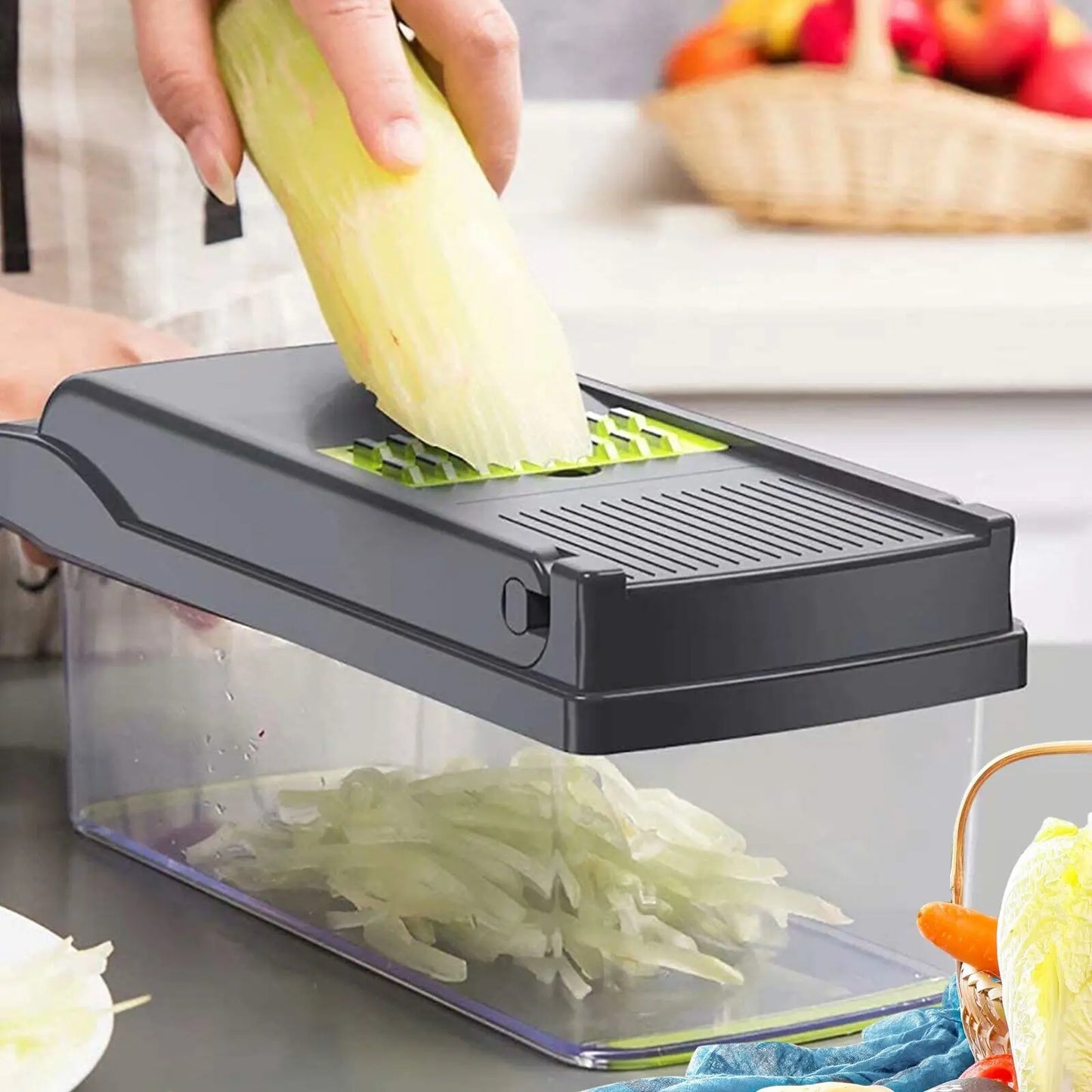The Ultimate Kitchen Helper! 15-in-1 Food Slicer