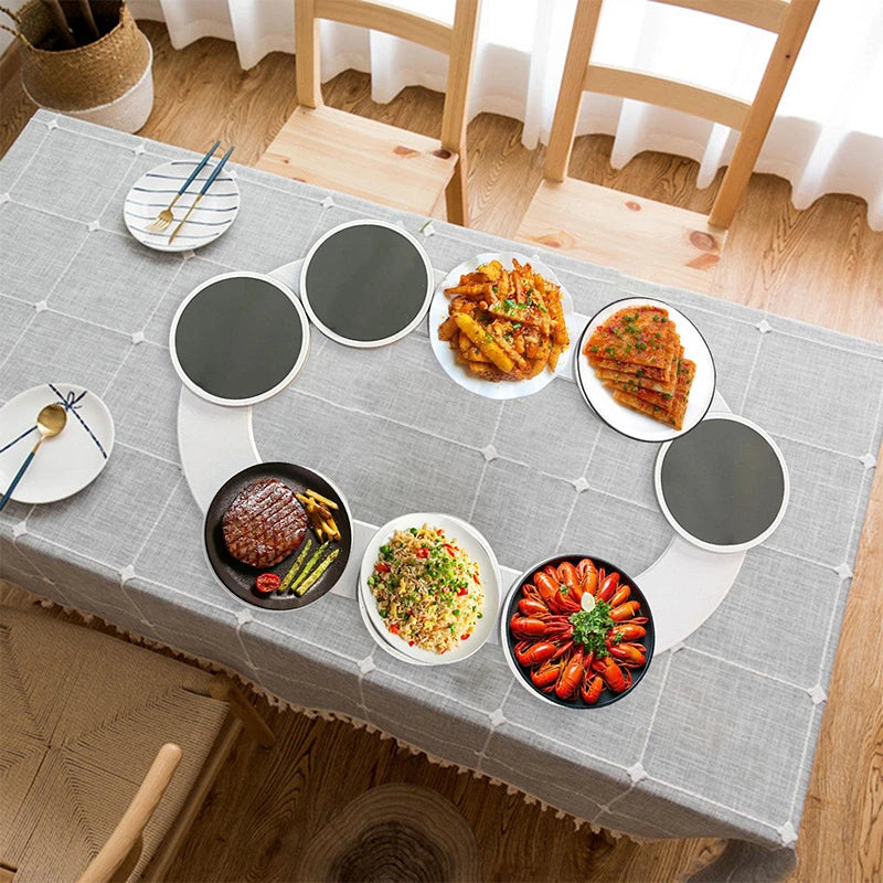 Spinning Snack Tray: Non-Slip Lazy Susan for Easy Sharing