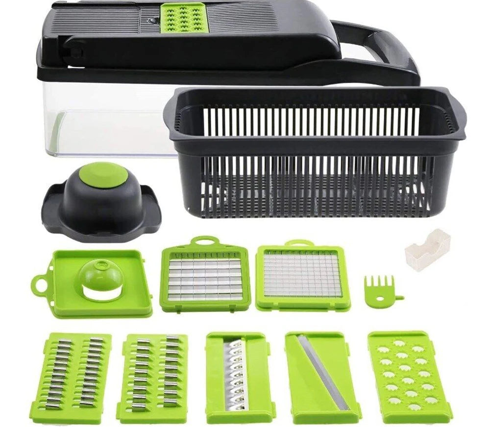 The Ultimate Kitchen Helper! 15-in-1 Food Slicer