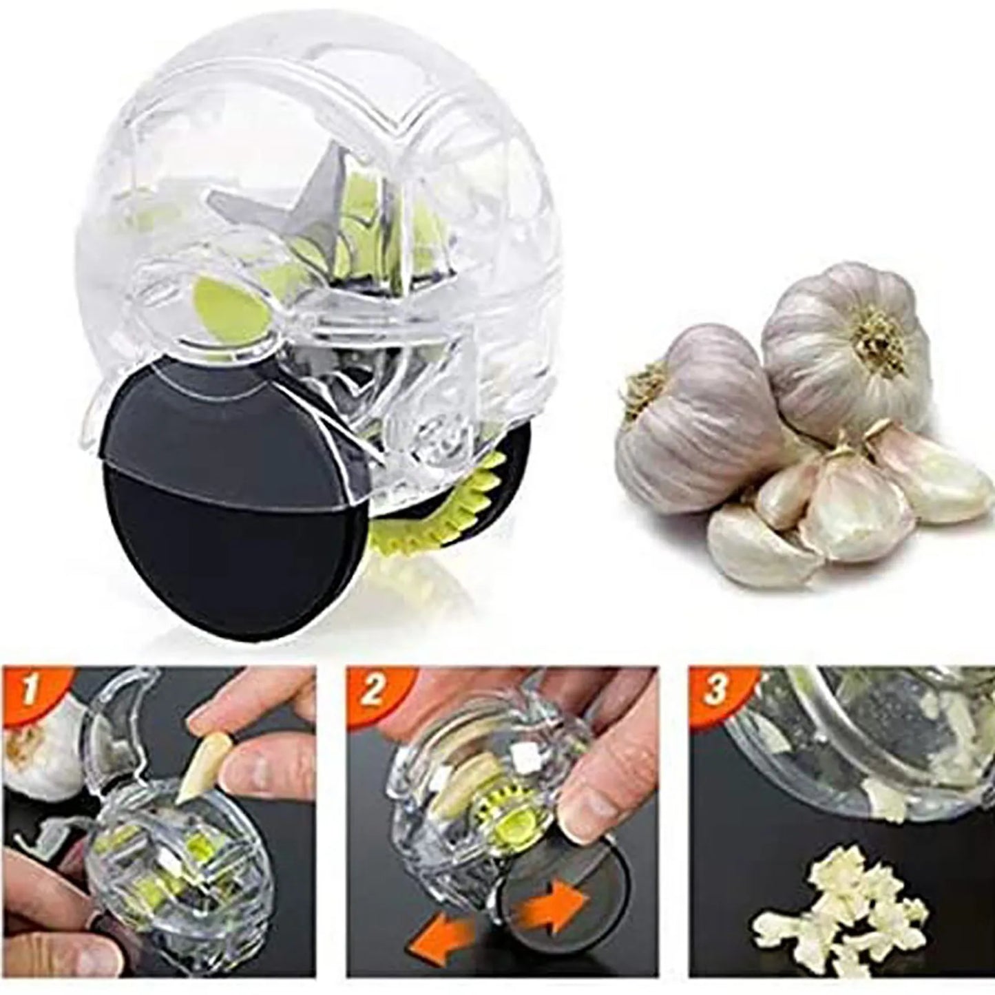 Rolling Garlic Mincer - Kitchen Gadget for Crushed Garlic