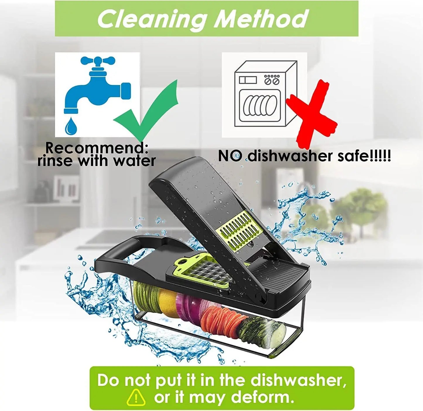 The Ultimate Kitchen Helper! 15-in-1 Food Slicer