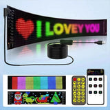 Bright LED Pixel Sign: Scrolling, Flexible, App-Controlled - Perfect for Cars & More!