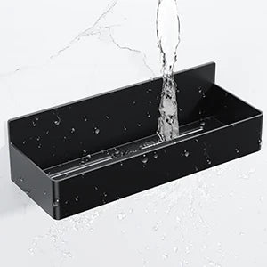 Magnetic 2-Tier Fridge, Microwave, Washing Machine & Dryer Shelf - Black & White