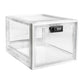 Clear Refrigerator Locking Storage Box for Food, Medicine, & More.
