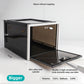 Clear Refrigerator Locking Storage Box for Food, Medicine, & More.