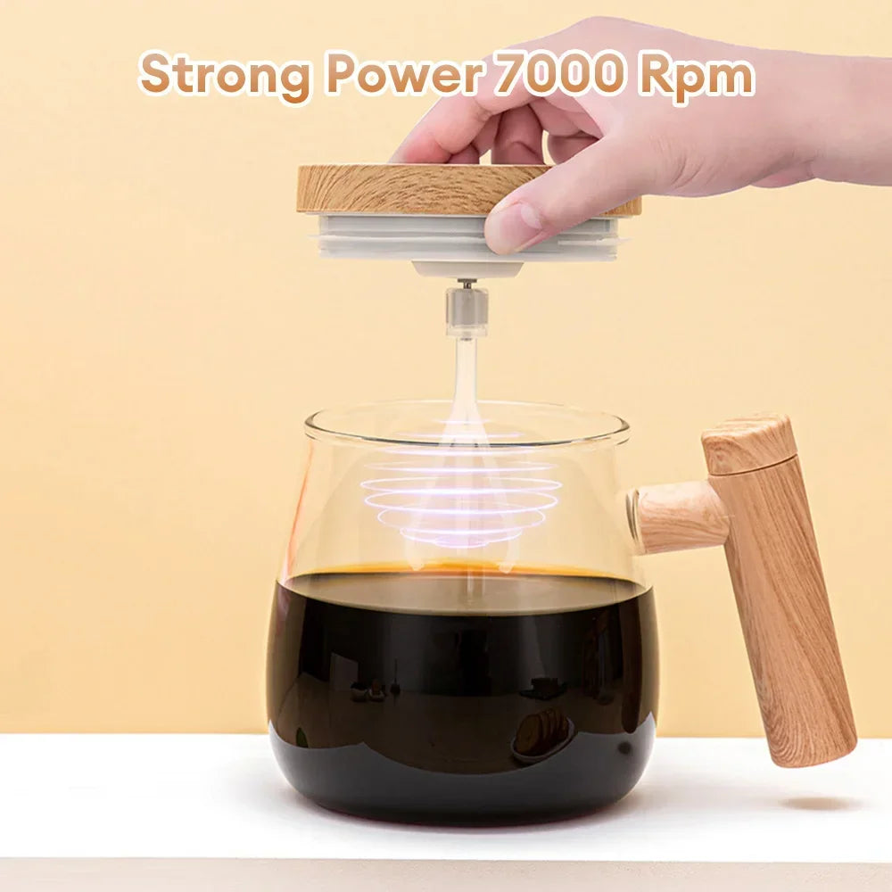 Electric Automatic Self Stirring Cup 400ml Self Mixing Coffee Mug Glass Waterproof Protein Powder Stirrers for Gym Home Office