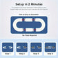 Spinning Snack Tray: Non-Slip Lazy Susan for Easy Sharing