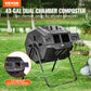Dual Chamber Compost Tumbler, 18.5, 37 or 43 Gallon, VEVOR - BPA-Free Outdoor Compost Bin for Garden