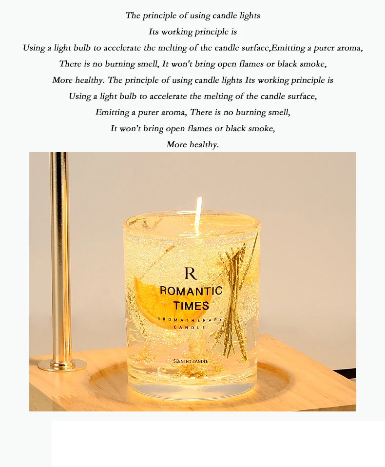 Candle Warmer Lamp Aromatherapy Retro Melting Wax Lamp with Timer Scent Candle Melt Lantern for Home Bedroom Modern Decoration