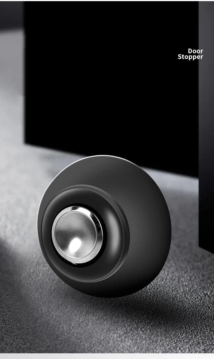 KK&FING Strong Magnetic Silent Suction Household Bedroom Free-punch Door Suction Anti-collision Door Stop Silicone Floor Suction
