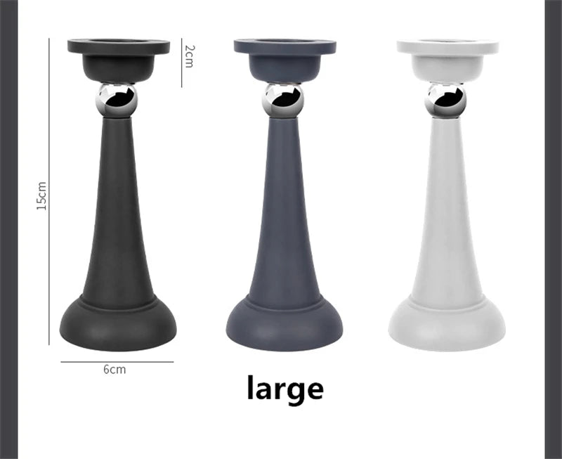 KK&FING Strong Magnetic Silent Suction Household Bedroom Free-punch Door Suction Anti-collision Door Stop Silicone Floor Suction