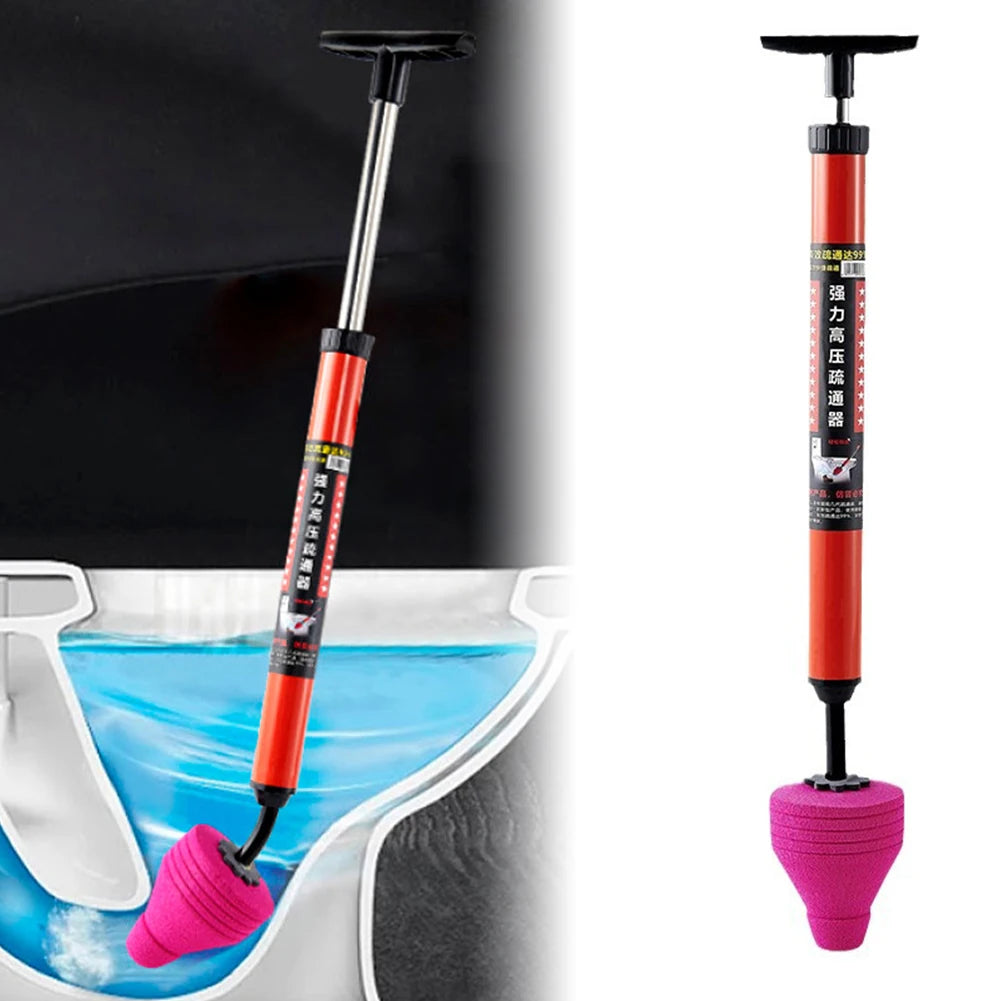 1/2PCS High Pressure Toilet Plunger Gun Quickly Unblock One Shot Air Drain Pipe Plunger Sewer Dredging Pipe Opener Drain Cleaner