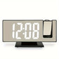 1PC Mirror multifunctional projection alarm clock Intelligent luminous clock Bedroom large screen projection clock