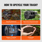 Dual Chamber Compost Tumbler, 18.5, 37 or 43 Gallon, VEVOR - BPA-Free Outdoor Compost Bin for Garden