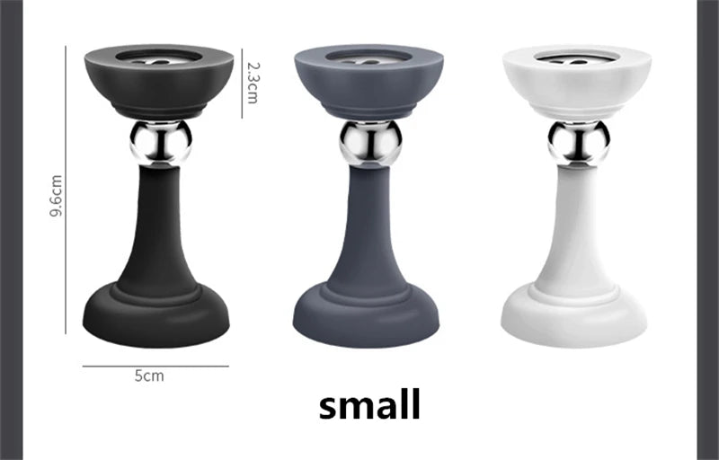 KK&FING Strong Magnetic Silent Suction Household Bedroom Free-punch Door Suction Anti-collision Door Stop Silicone Floor Suction