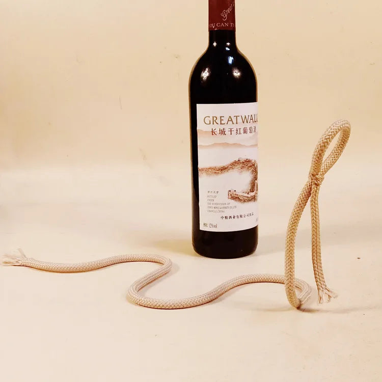 Rope Red Wine Rack Snake Bracket Wine Bottle Holder Modern Style For Home Decoration Table Decor Wine Cabinet Display