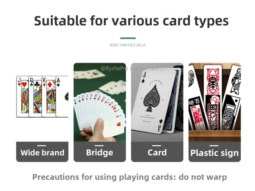 Automatic Card Shuffler - USB & Battery Powered - For Poker, Blackjack & More