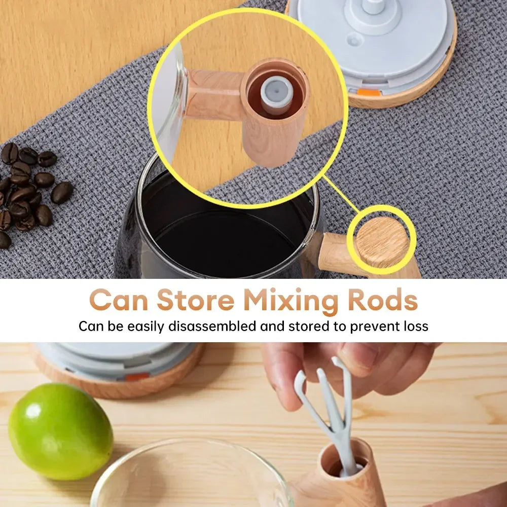 Electric Automatic Self Stirring Cup 400ml Self Mixing Coffee Mug Glass Waterproof Protein Powder Stirrers for Gym Home Office