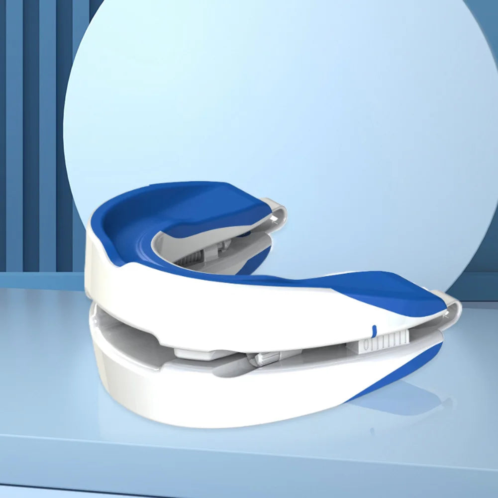 Anti-Snoring Mouthpiece Anti-Snoring Device Adjustable Jaw Positioning Night Time Teeth Mouthguard & Sleeping Bite Guard