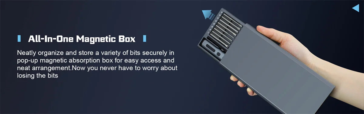 68-in-1 Electric Screwdriver Set – Precision Magnetic Bits, 5 Torque Modes for Electronics & Repairs