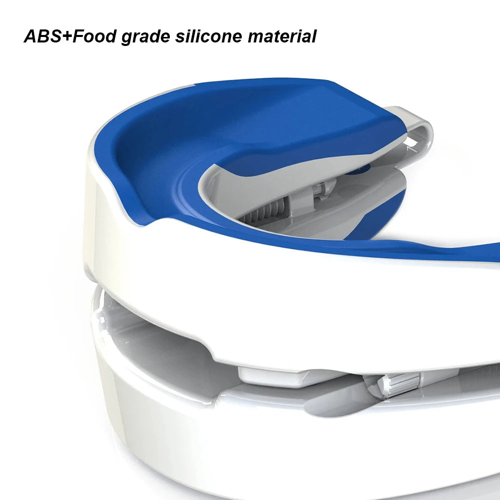 Anti-Snoring Mouthpiece Anti-Snoring Device Adjustable Jaw Positioning Night Time Teeth Mouthguard & Sleeping Bite Guard
