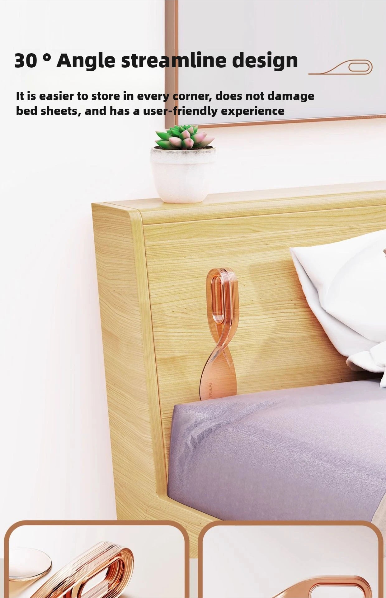 Sheet Changing Portable Tool Mattress Lifter Ergonomic Mattress Wedge Lifter Bed Aid Domestic Mattress Lifting Aid