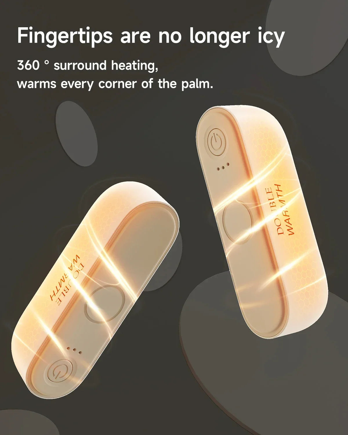 Xiaomi 2-in-1 Magnetic Rechargeable Hand Warmer – Portable Electric Pocket Heater with Long-Lasting Safe Heating