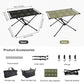 Westtune Portable Camping Folding Table – Lightweight Aluminum Alloy Outdoor Table with Accessories & Multifunctional Design