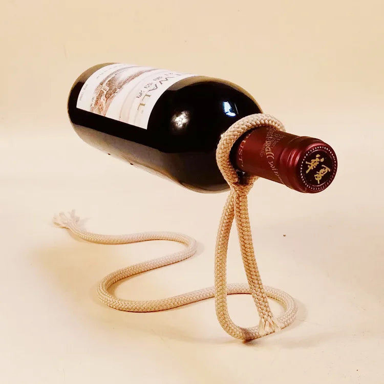 Rope Red Wine Rack Snake Bracket Wine Bottle Holder Modern Style For Home Decoration Table Decor Wine Cabinet Display