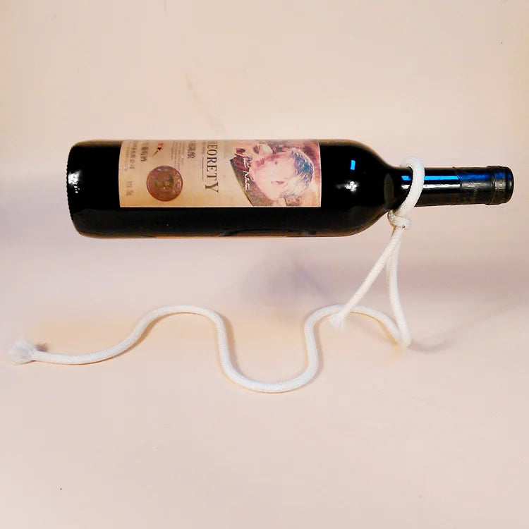 Rope Red Wine Rack Snake Bracket Wine Bottle Holder Modern Style For Home Decoration Table Decor Wine Cabinet Display