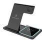30W LED Fast Wireless Charger Stand 3 in 1 Foldable Charging Station For iPhone 15 14 13 12 11 Apple Watch 9 8 7 6 5 Airpods Pro