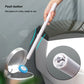 Wall-Mounted Toilet Brush with Long Handle – Eco-Friendly WC Cleaner with Disposable Brush Heads