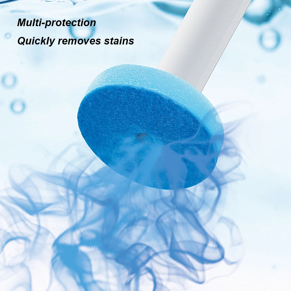 Wall-Mounted Toilet Brush with Long Handle – Eco-Friendly WC Cleaner with Disposable Brush Heads