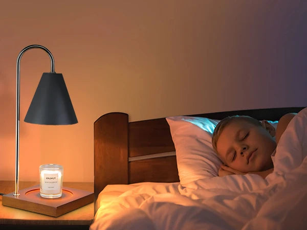 Candle Warmer Lamp Aromatherapy Retro Melting Wax Lamp with Timer Scent Candle Melt Lantern for Home Bedroom Modern Decoration