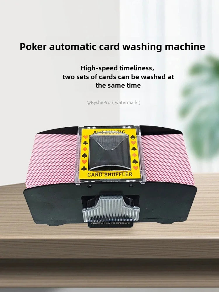 Automatic Card Shuffler - USB & Battery Powered - For Poker, Blackjack & More