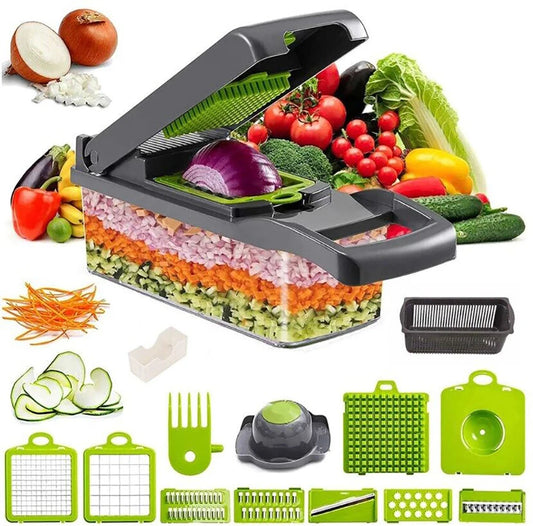 The Ultimate Kitchen Helper! 15-in-1 Food Slicer