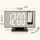 1PC Mirror multifunctional projection alarm clock Intelligent luminous clock Bedroom large screen projection clock
