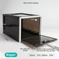 Clear Refrigerator Locking Storage Box for Food, Medicine, & More.