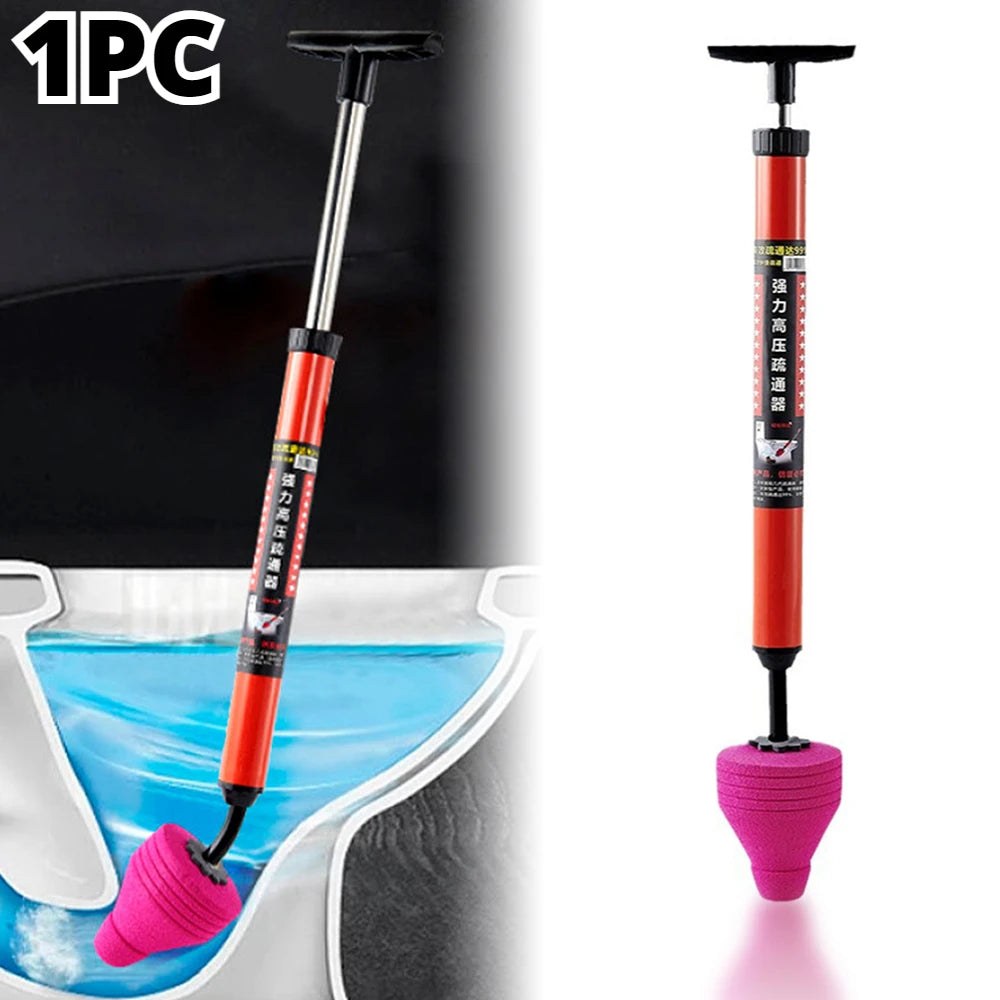 1/2PCS High Pressure Toilet Plunger Gun Quickly Unblock One Shot Air Drain Pipe Plunger Sewer Dredging Pipe Opener Drain Cleaner