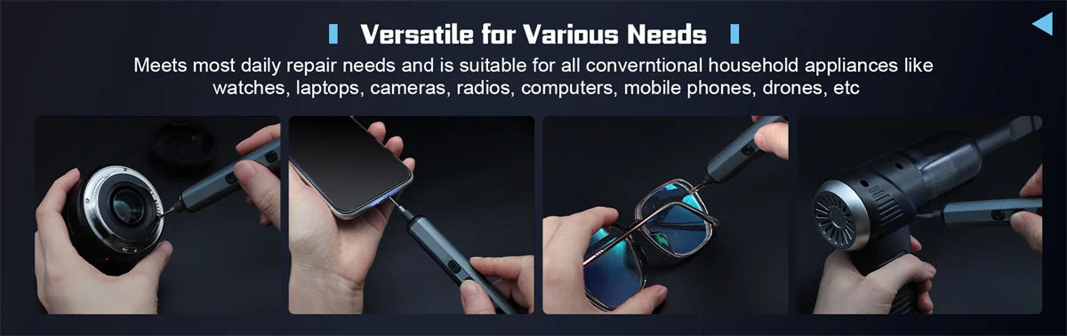 68-in-1 Electric Screwdriver Set – Precision Magnetic Bits, 5 Torque Modes for Electronics & Repairs