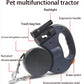 Dual Dogs Pet Leash Ropes Auto Retractable Pet Cat Dog Traction Rope Adjustable Dual Dogs Strap Auto Flexible Dog Pet Leash Rope