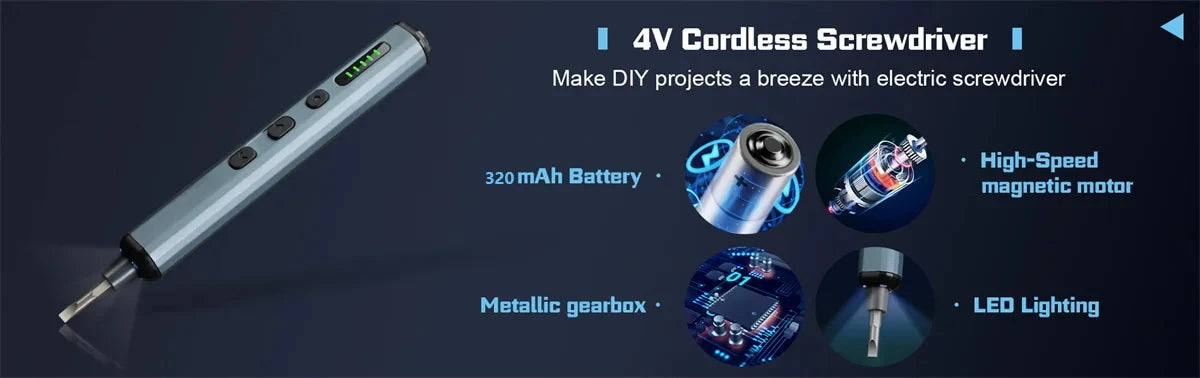 68-in-1 Electric Screwdriver Set – Precision Magnetic Bits, 5 Torque Modes for Electronics & Repairs